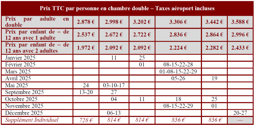 Egypte eternelle 2025 Egypte Eternelle Les Voyages de Pharaon